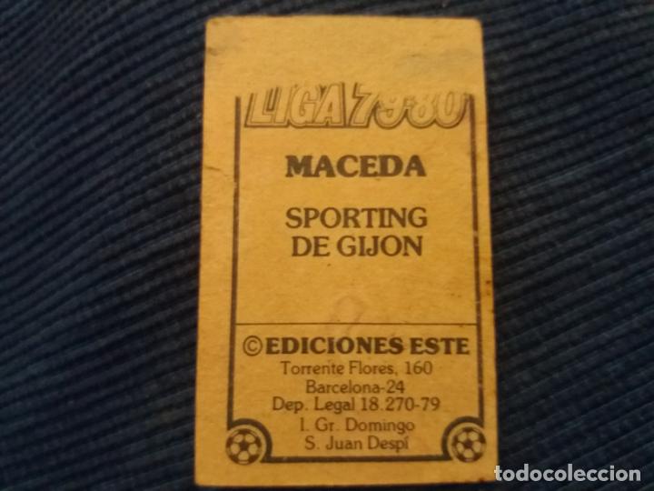 Cromos de f&uacute;tbol: 79/80 ESTE. Sporting DE Gij&oacute;n maceda - Foto 2