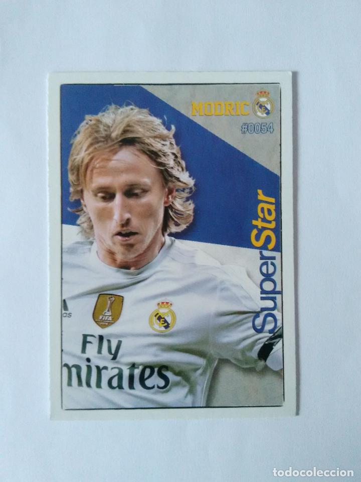 Cromos de F&uacute;tbol: N&ordm; 54 LUKA MODRIC (REAL MADRID) SUPERSTAR - CROMO DE FUTBOL FICHAS LIGA 2015-2016 MUNDICROMO 15-16
