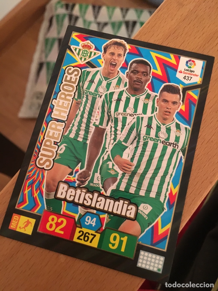 Cromos de Futebol: Adrenalyn 2018 2019 18 19 c&oacute;digo sin activar betislandia s&uacute;per h&eacute;roes 437 n&uacute;mero adrenalyn XL