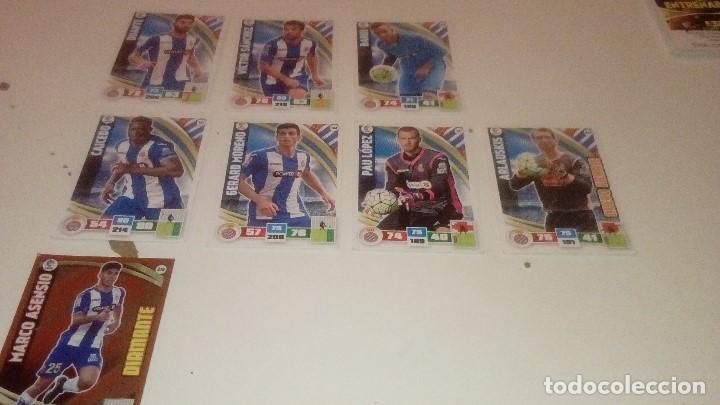 Figurine di Calcio: C-JITO95 CROMO FICHA ADRENALYN XL 2015 2016 15 16 PANINI ESPA&Ntilde;OL LOTE DE 8 CROMOS