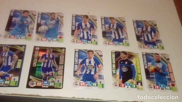 Figurine di Calcio: C-JITO95 CROMO FICHA ADRENALYN XL 2015 2016 15 16 PANINI DEPORTIVO CORU&Ntilde;A LOTE DE 10 CROMOS