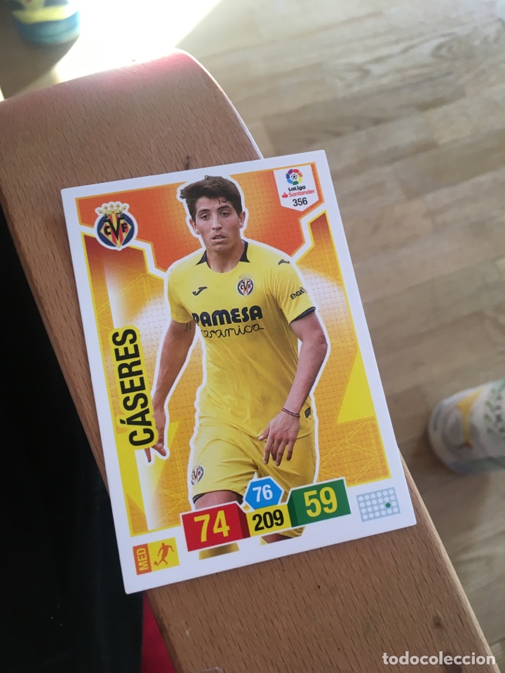 Cromos de f&uacute;tbol: Adrenalyn XL 2018 2019 18 19 sin activar villarrreal caseres 356