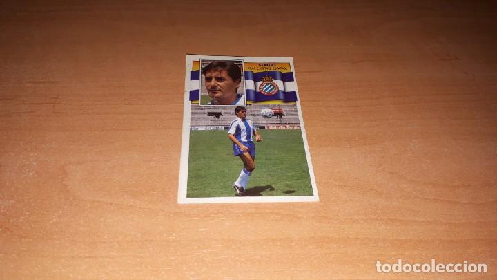 Cromos de f&uacute;tbol: Cromo sergio - Foto 1
