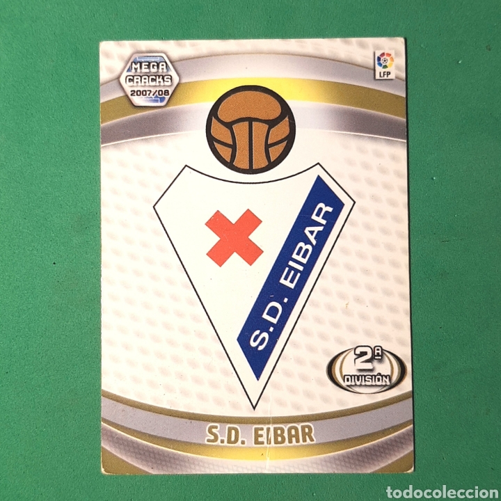 Cromos de f&uacute;tbol: (C-14) MEGA CRACKS 2007-2008 / 2a DIVISI&Oacute;N - (EIBAR) 434 ESCUDO - Foto 1