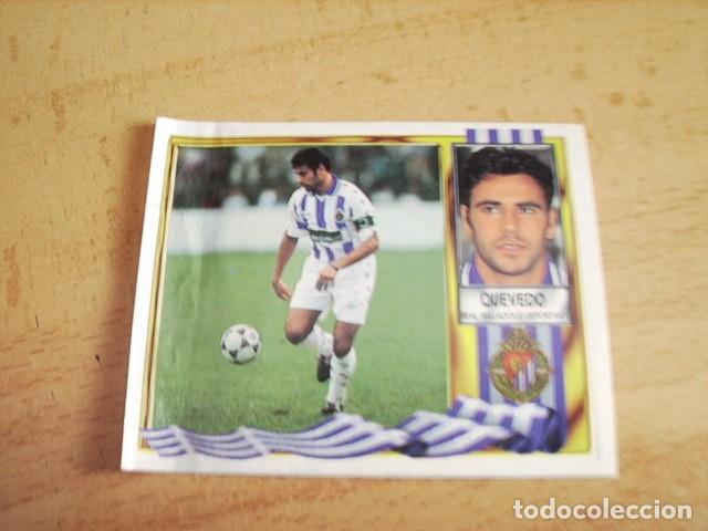 Cromos de f&uacute;tbol: ESTE  95-96  DOBLE CROMO  QUEVEDO  --VALLADOLID-- VENTANILLA - Foto 1