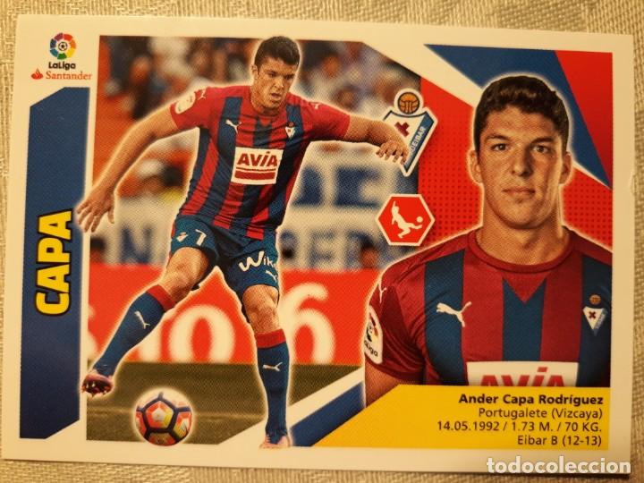 Cromos de f&uacute;tbol: 4 CAPA SD EIBAR CROMO LIGA EDICIONES ESTE 2017 2018 - Foto 1