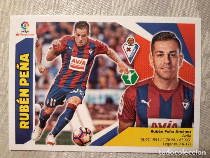 Cromos de f&uacute;tbol: 16 RUB&Eacute;N PE&Ntilde;A - EIBAR - CROMO EDICIONES ESTE 2017-18 - Foto 1
