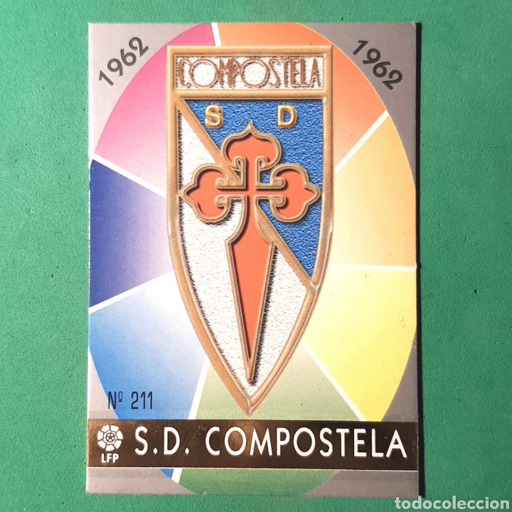 Cromos de Futebol: (C-16) MUNDICROMO FICHAS LIGA 1997-1998 - ESCUDO N&deg;211 COMPOSTELA