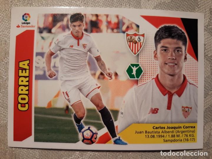 Cromos de f&uacute;tbol: 15 CORREA - SEVILLA - CROMO EDICIONES ESTE 2017-18 - Foto 1