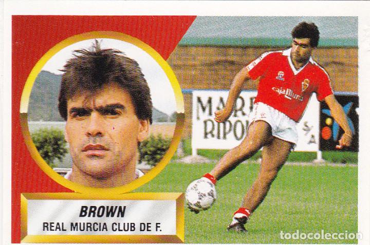 Cromos de f&uacute;tbol: ESTE 88-89 - BROWN - (RECORTADO,DESPEGADO) - Foto 1