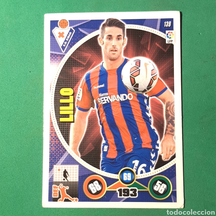 Cromos de f&uacute;tbol: (C-16) ADRENALYN 2014-2015 (EIBAR) 139 LILLO - Foto 1