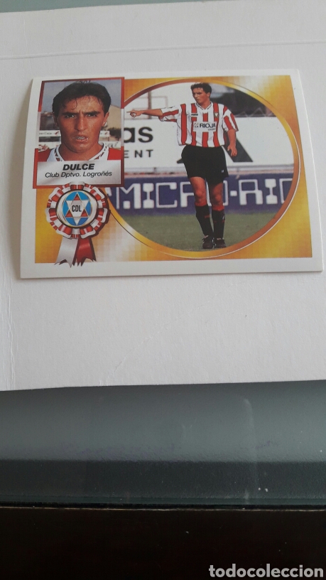 Cromos de f&uacute;tbol: DULCE LOGRO&Ntilde;&Eacute;S 94/95 1994/1995 ESTE NUNCA PEGADO - Foto 1
