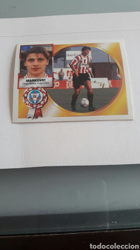 Cromos de f&uacute;tbol: MARKOVIC LOGRO&Ntilde;&Eacute;S 94/95 1994/1995 ESTE NUNCA PEGADO - Foto 1