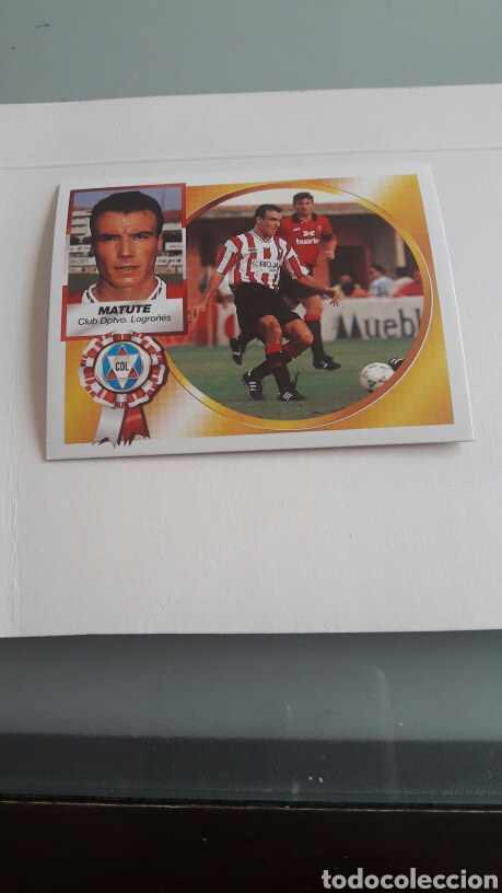Cromos de f&uacute;tbol: MATUTE LOGRO&Ntilde;&Eacute;S 94/95 1994/1995 ESTE NUNCA PEGADO - Foto 1
