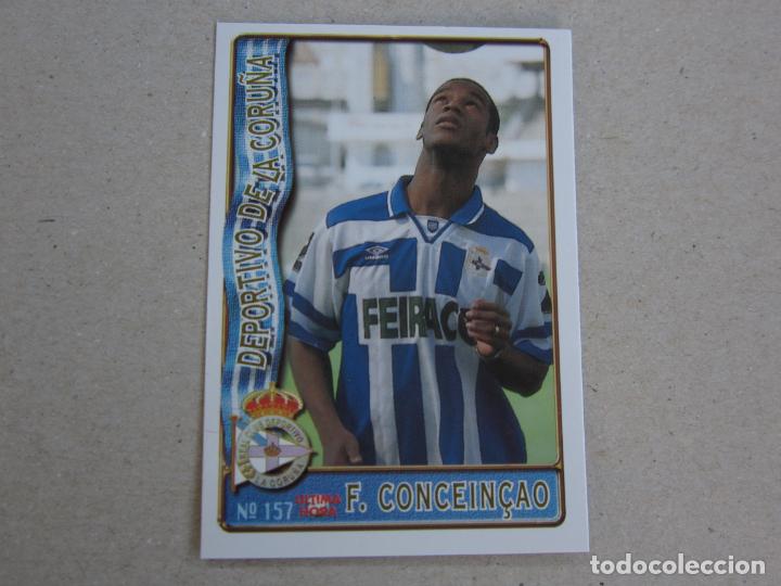 Cromos de f&uacute;tbol: MUNDICROMO FICHAS LIGA 96 97 ULTIMA HORA N&ordm; 157 UH FLAVIO CONCEIN&Ccedil;AO DEPORTIVO CORU&Ntilde;A 1996 1997