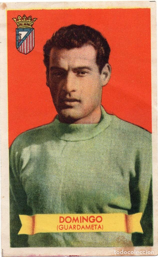 Cromos de f&uacute;tbol: Domingo, del AT,Madrid, 1949 - Foto 1