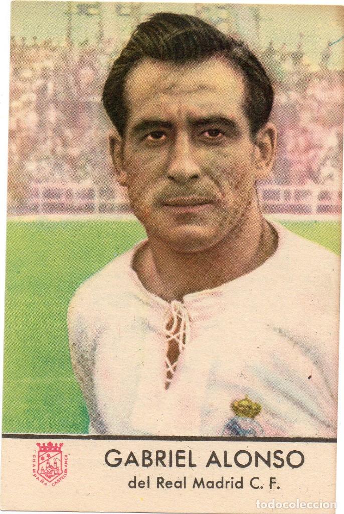 Cromos de f&uacute;tbol: Gabriel Alonso Real Madrid 1954 - Foto 1