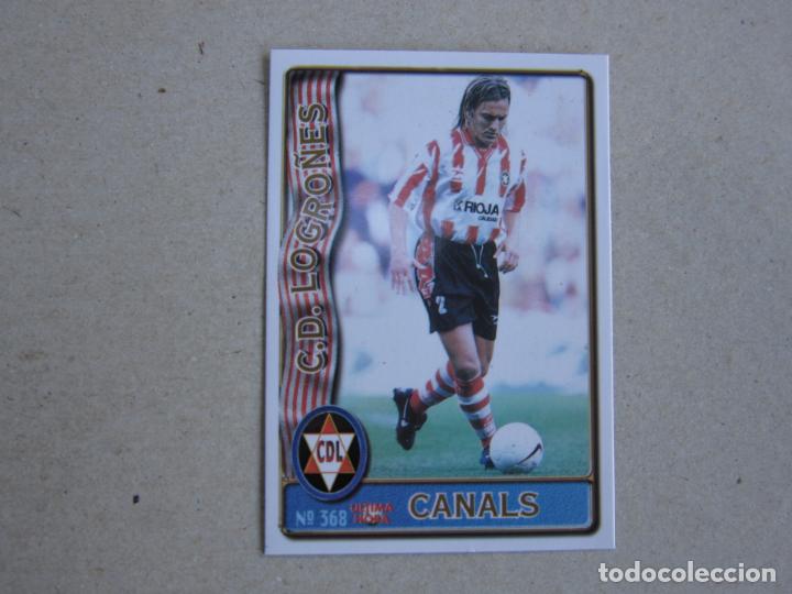 Cromos de f&uacute;tbol: MUNDICROMO FICHAS LIGA 96 97 ULTIMA HORA N&ordm; 368 UH CANALS LOGRO&Ntilde;ES 1996 1997