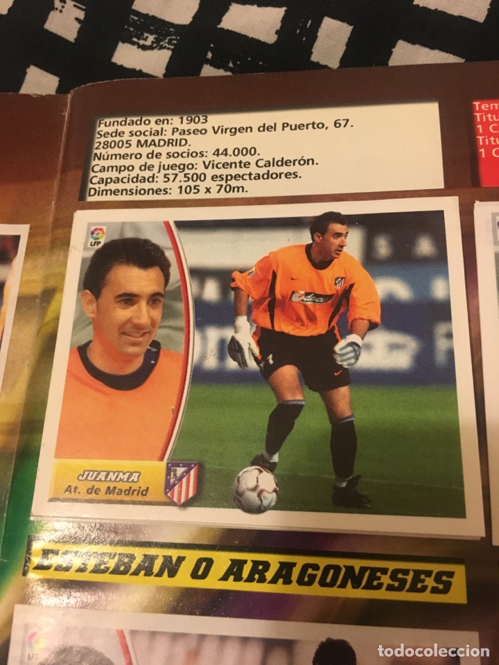 Cromos de f&uacute;tbol: Este 03 04 2003 2004 aragoneses S&aacute;nchez Juanma Esteban ventanila - Foto 1