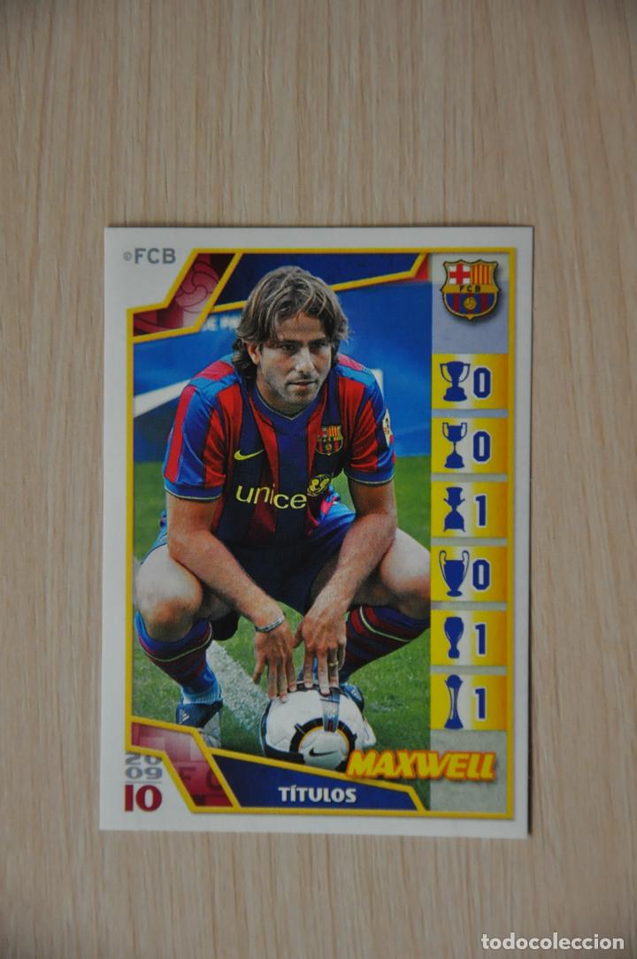 Cromos de f&uacute;tbol: cromo n&ordm; 143 maxwell el bar&ccedil;a de las seis copas - Foto 1