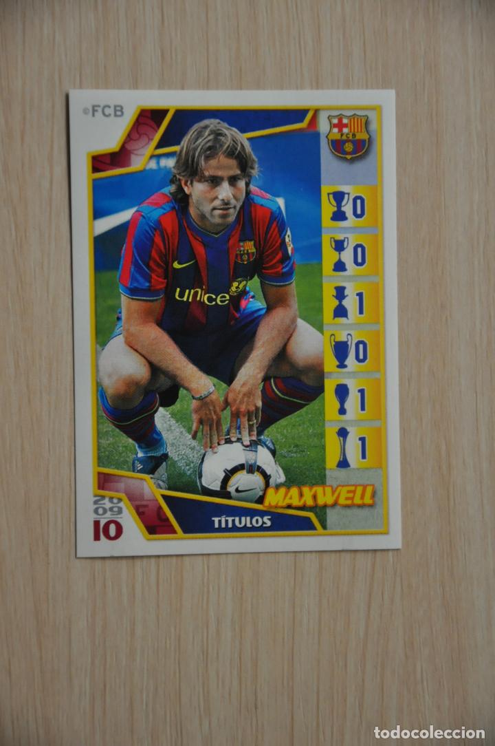 Cromos de f&uacute;tbol: cromo n&ordm; 143 maxwell el bar&ccedil;a de las seis copas - Foto 1