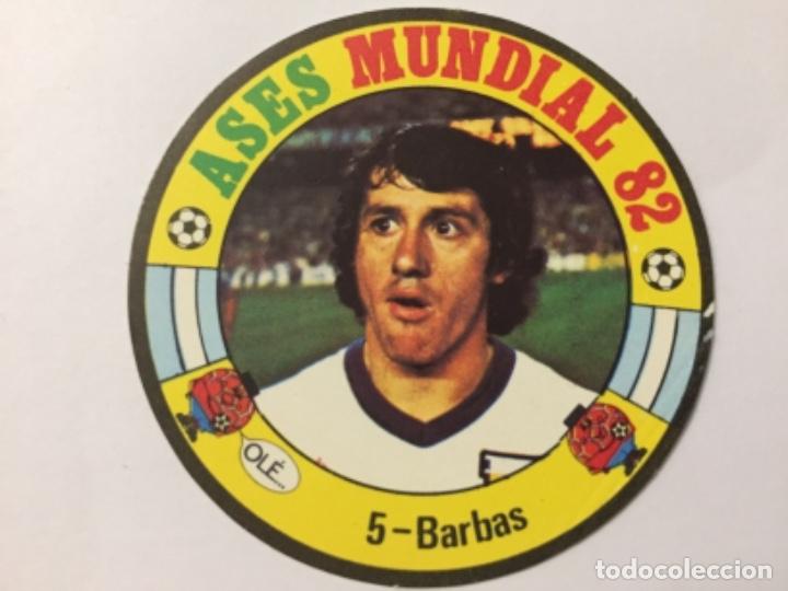 Cromos de F&uacute;tbol: Ases mundial 82 naranjito 5 barbas argentina