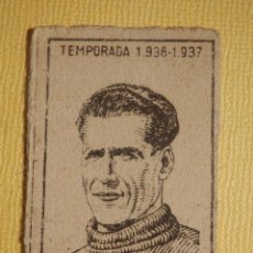 Cromos de Fútbol: ANTIGUO CROMO DE FUTBOL - TEMPORADA 1936-1937 - N.126 JOSÉ PÉREZ GARCÍA - HÉRCULES F.C.