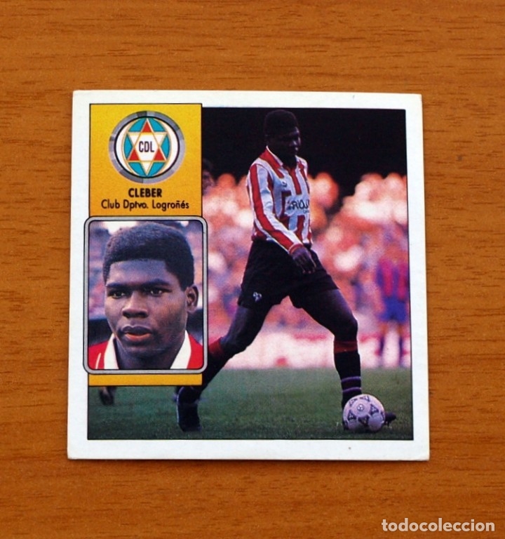 Cromos de f&uacute;tbol: Logro&ntilde;&eacute;s - Cleber - Ediciones Este 1992-1993, 92-93 - Nunca pegado - Foto 1