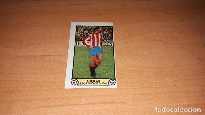 Cromos de F&uacute;tbol: Cromo aguilar