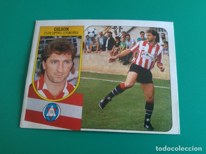 Cromos de f&uacute;tbol: GILSON (BAJA) - LOGRO&Ntilde;&Eacute;S - EDICIONES ESTE 1991-92 - DESPEGADO - 91/92 - Foto 1
