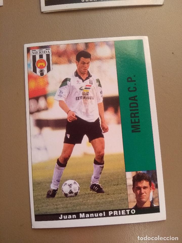Cromos de F&uacute;tbol: LTG EDICIONES PANINI 96 95 1995 1996 PRIETO MERIDA nunca pegado
