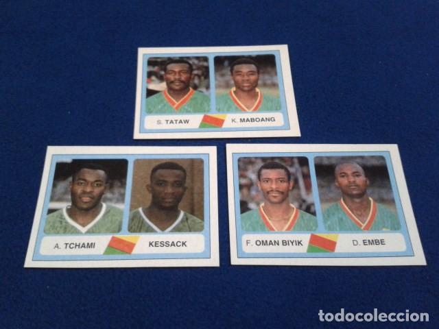 Cromos de f&uacute;tbol: CROMO ED ESTADIO MUNDIAL USA &acute;94 (  TCHAMI + KESSACK ) N&ordm; 444  CAMERUN NUNCA PEGADO NUEVO