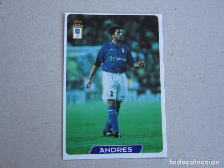 Fu&szlig;ball-Sticker: MUNDICROMO FICHAS LIGA 95 96 N&ordm; 155 ANDRES OVIEDO 1995 1996