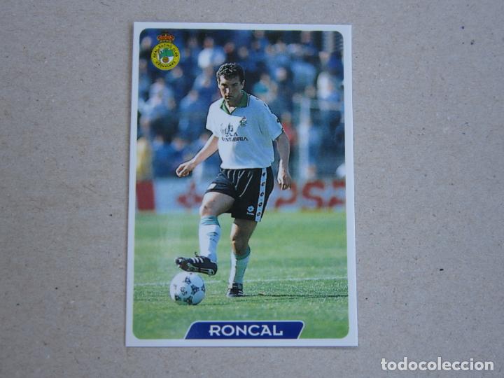 Figurine di Calcio: MUNDICROMO FICHAS LIGA 95 96 N&ordm; 203 RONCAL RACING SANTANDER 1995 1996