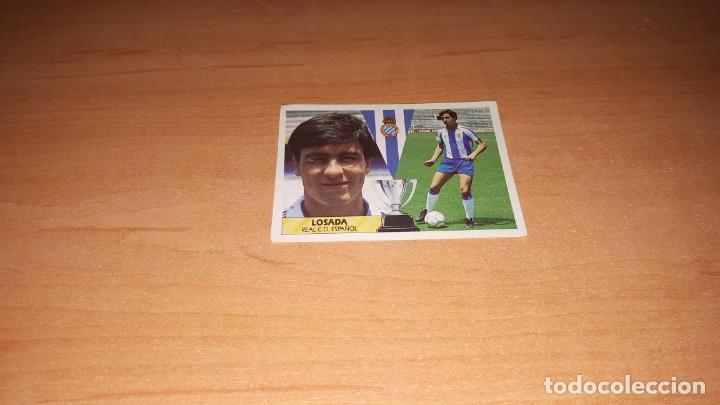 Cromos de F&uacute;tbol: Cromo losada
