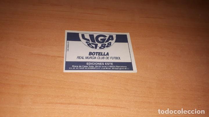 Cromos de f&uacute;tbol: Cromo botella - Foto 2