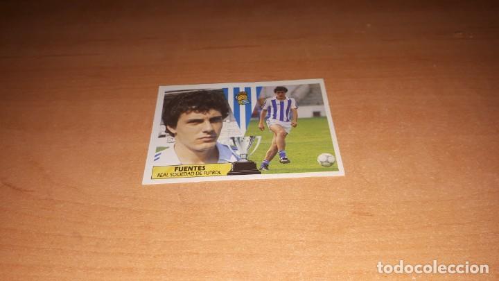 Cromos de F&uacute;tbol: Cromo fuentes