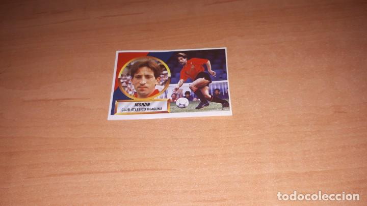 Cromos de F&uacute;tbol: Cromo moron