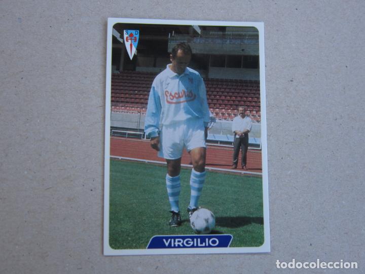 Cromos de F&uacute;tbol: MUNDICROMO FICHAS LIGA 95 96 N&ordm; 286 VIRGILIO COMPOSTELA 1995 1996