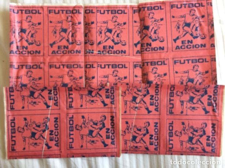 Cromos de F&uacute;tbol: OFERTA 10 SOBRES SIN ABRIR F&Uacute;TBOL EN ACCI&Oacute;N