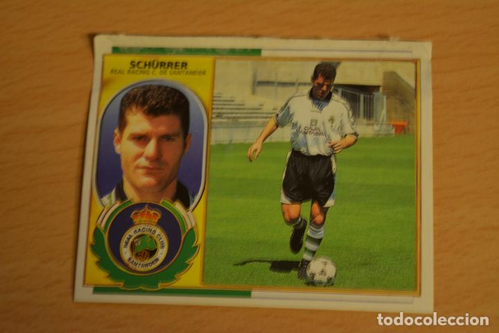 Cromos de f&uacute;tbol: CROMOS DE ESTE 96-97 COLOCA SCHURRER (RACING SANTANDER),DESPEGADO EN VENTANILLA - Foto 1