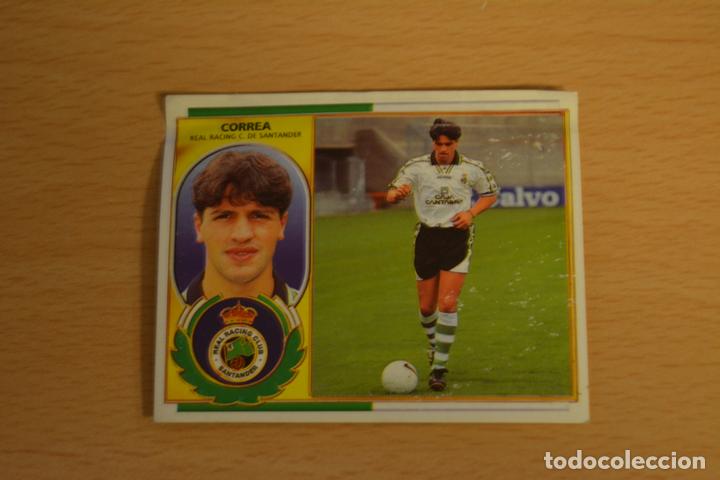 Cromos de f&uacute;tbol: CROMOS DE ESTE 96-97 COLOCA CORREA (RACING SANTANDER),DESPEGADO EN VENTANILLA - Foto 1