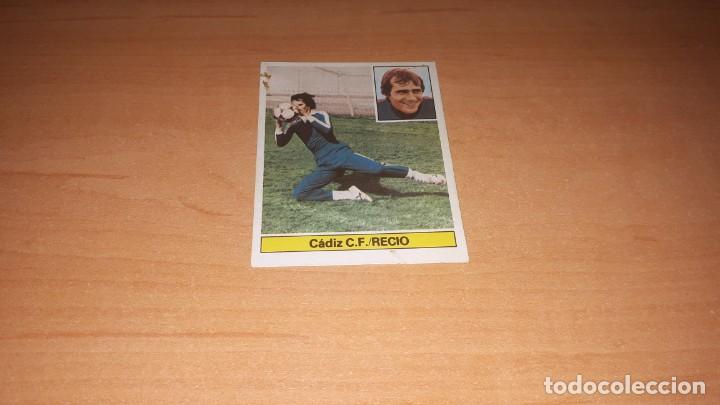 Cromos de F&uacute;tbol: Cromo recio