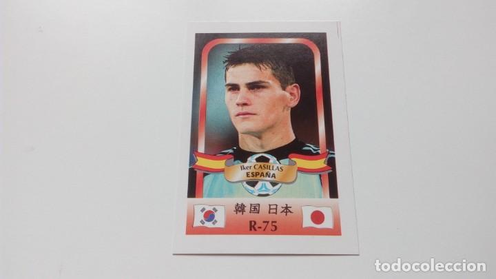 Cromos de f&uacute;tbol: 75 IKER CASILLAS REAL MADRID ESPA&Ntilde;A NUEVO MUNDIAL WORLD CUP KOREA JAPON 2002 NO LIGA ESTE PANINI