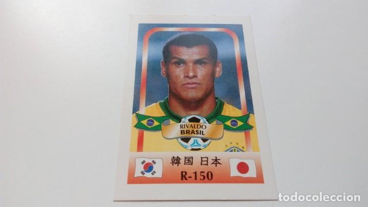 Cromos de f&uacute;tbol: 150 RIVALDO BARCELONA BRASIL NUEVO MUNDIAL WORLD CUP KOREA JAPON 2002 NO LIGA ESTE PANINI