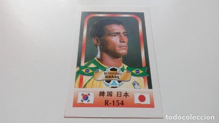 Cromos de f&uacute;tbol: 154 ROMARIO BARCELONA BRASIL NUEVO MUNDIAL WORLD CUP KOREA JAPON 2002 NO LIGA ESTE PANINI