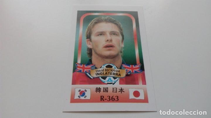Cromos de f&uacute;tbol: 363 DAVID BECKHAM REAL MADRID ENGLAND NUEVO MUNDIAL WORLD CUP KOREA JAPON 2002 NO LIGA ESTE PANINI