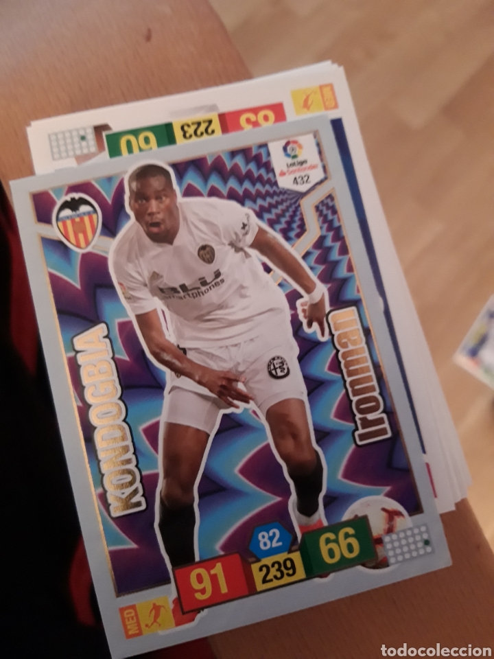 Cromos de f&uacute;tbol: adrenalyn 18 19 2018 2019 &iacute;dolo ironman kondogbia 432