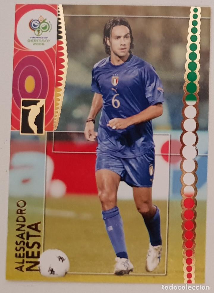 Figurine di Calcio: CROMO ALESSANDRO NESTA N# 123 ITALIA PANINI TRADING CARD MUNDIAL 2006 FIFA WORLD CUP GERMANY 2006
