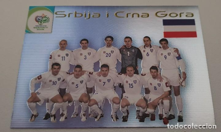 Cromos de f&uacute;tbol: CROMO SELECCI&Oacute;N #30 SERBIA Y MONTENEGRO PANINI TRADING CARD MUNDIAL 2006 FIFA WORLD CUP GERMANY 2006